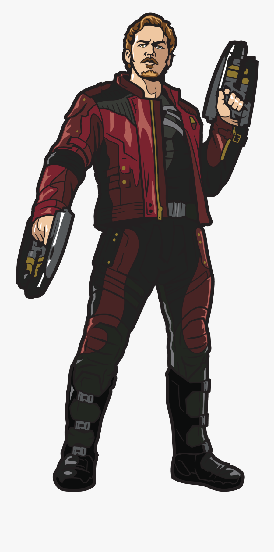 Avengers Infinity War Star Lord Png, Transparent Clipart