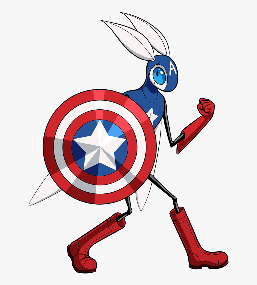 Capitao America Bugado, Transparent Clipart