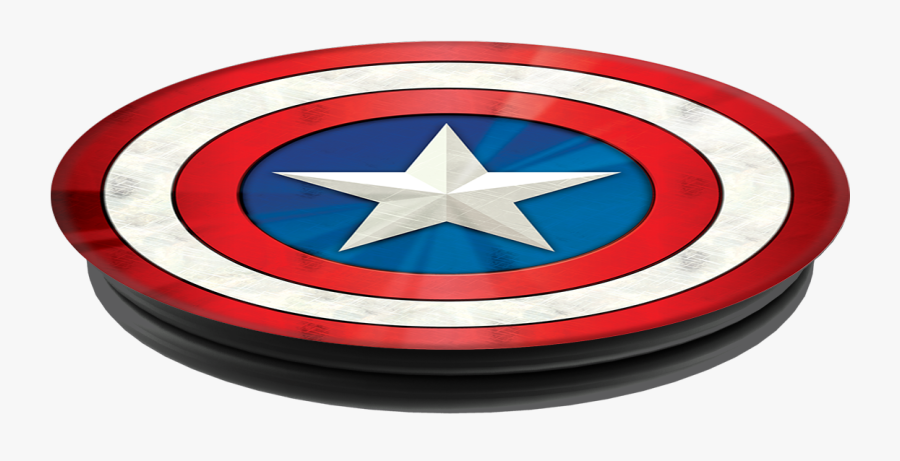 Popsocket Captain America, Transparent Clipart