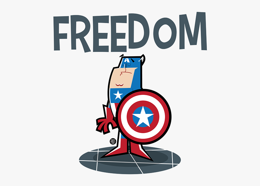 American Captain Vector, Transparent Clipart