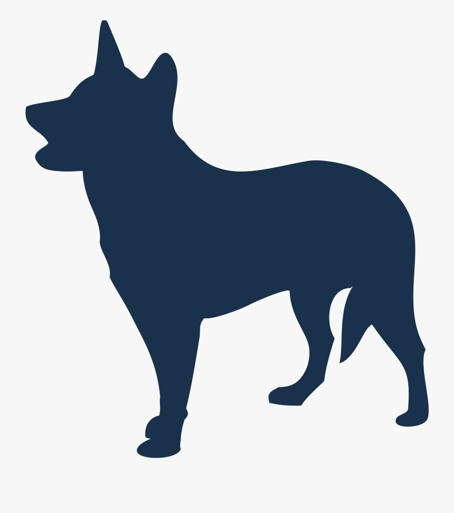 Svg Black And White Download Kelpie Stumpy Tail Decal - Australian