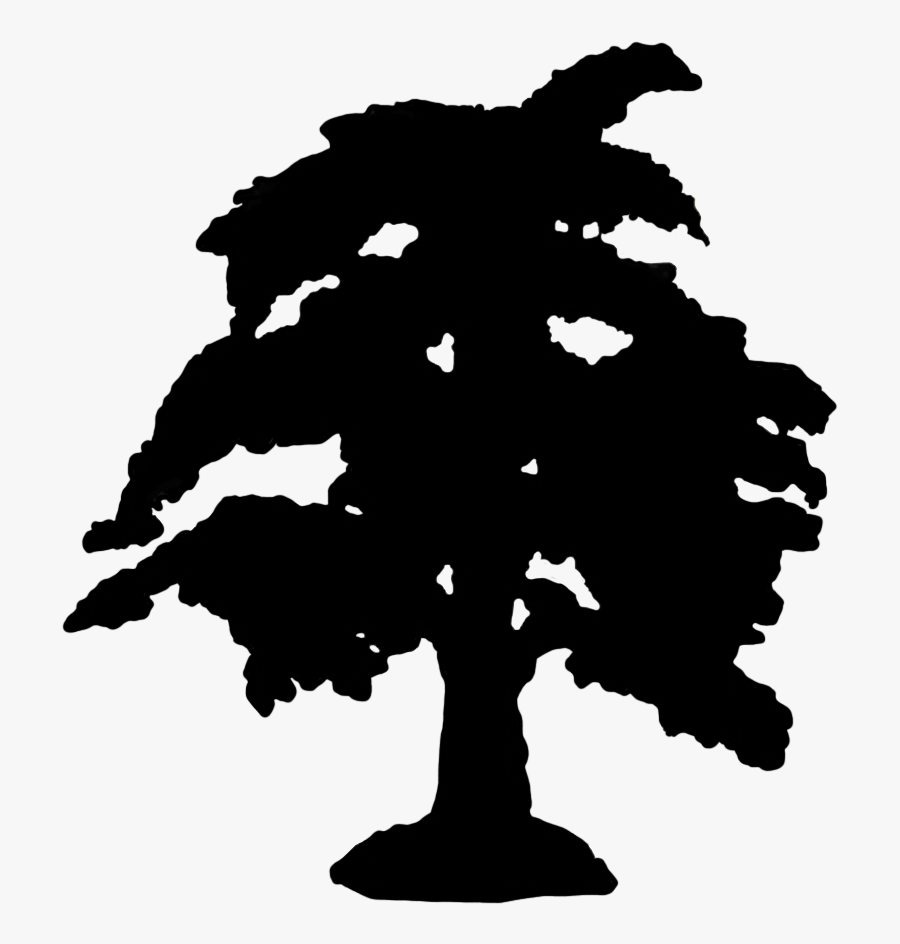 Silhouette Graphics Big Tree - Tree, Transparent Clipart