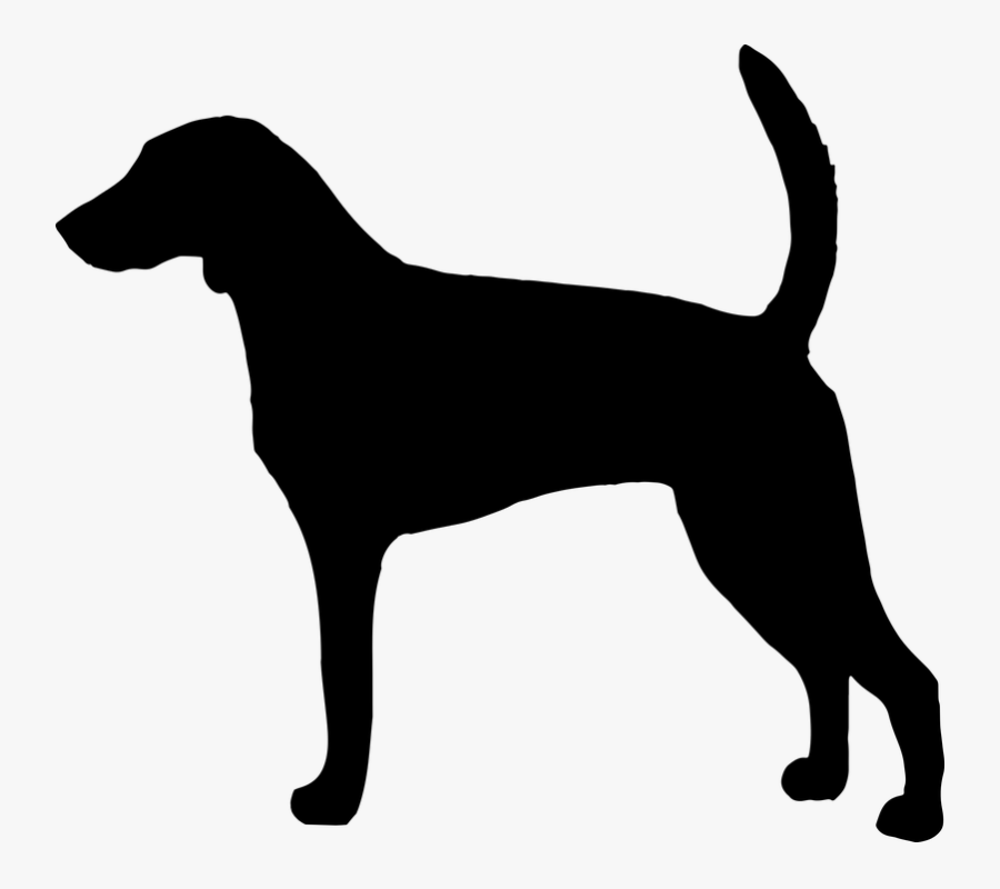 Transparent Foxhound Png - Doberman Clipart Black And White, Transparent Clipart
