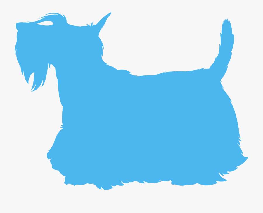 Scottish Terrier Silueta, Transparent Clipart