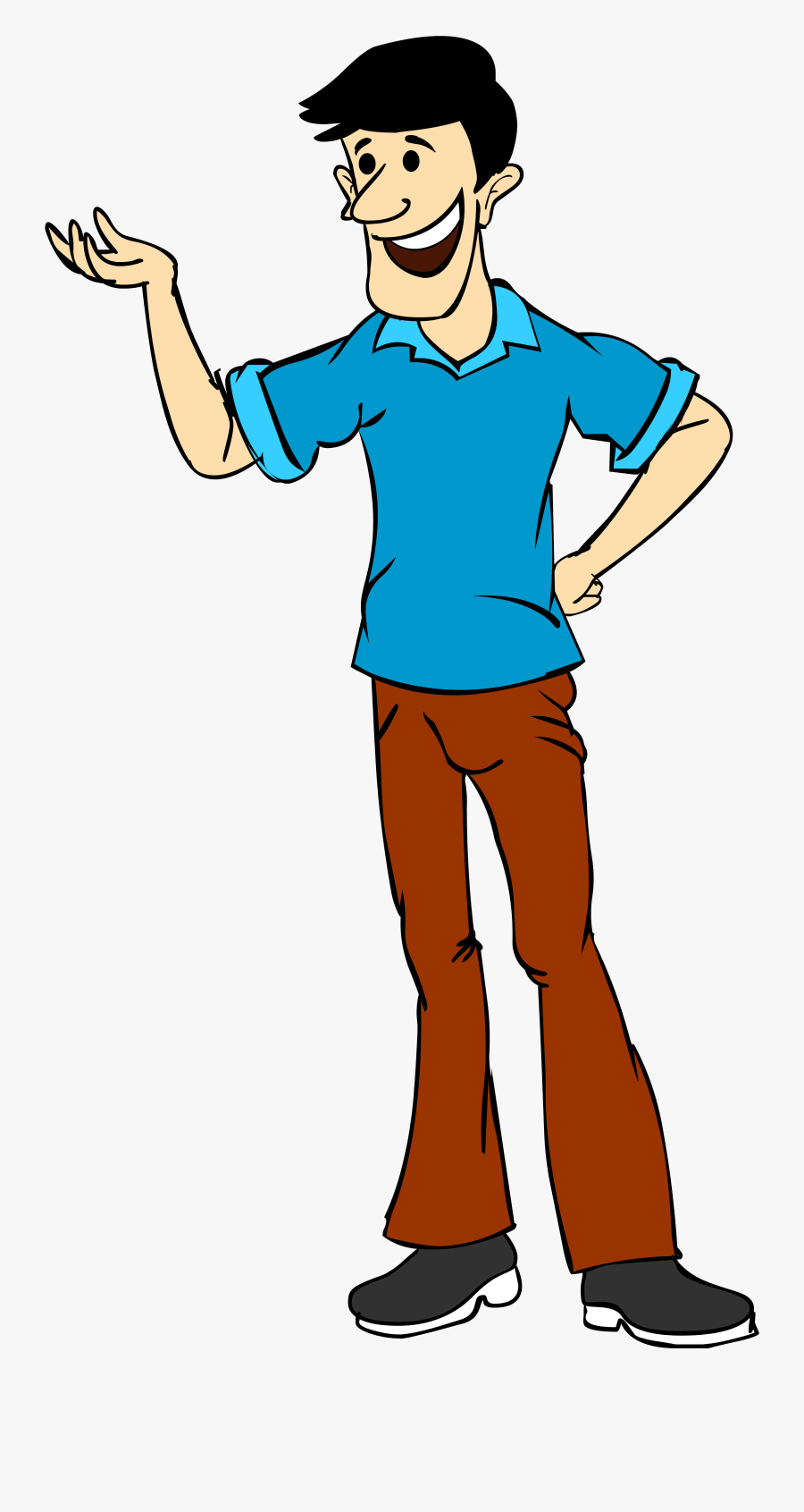 Clip Art Confident Person Clipart, Transparent Clipart