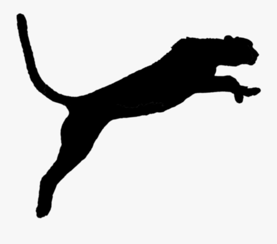 Cat Dog Clip Art Silhouette Line - Dog Catches Something, Transparent Clipart