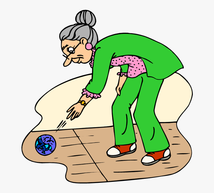 Fun In Marriage - Old People Bowling Cartoons, Transparent Clipart