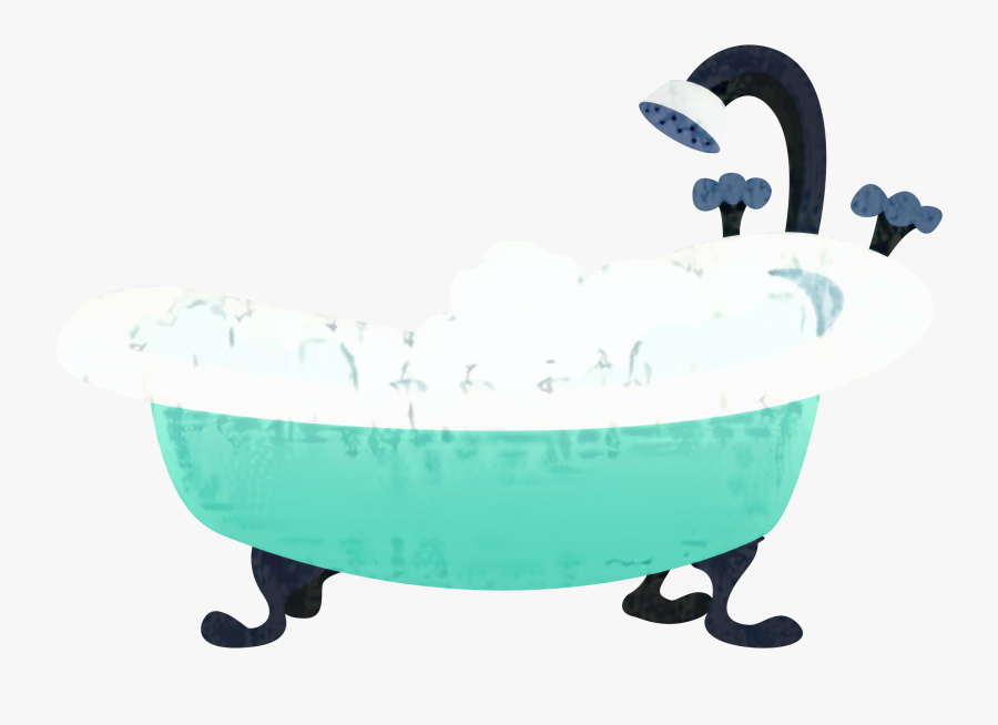 Clip Art Baths Portable Network Graphics Transparency - Cartoon Bathtub Transparent Background, Transparent Clipart