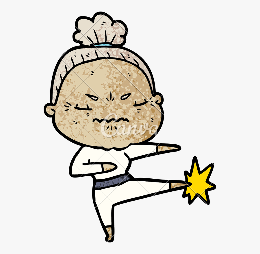 Transparent Annoyed Clipart - Black And White Cartoon Crying Lady, Transparent Clipart