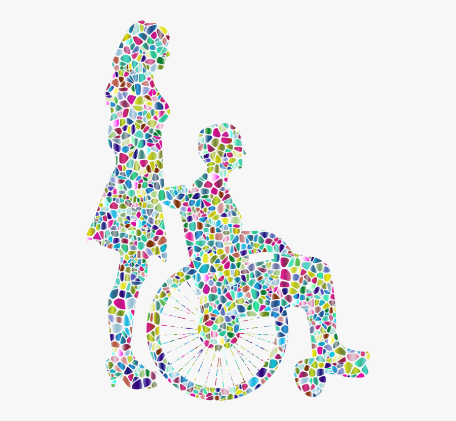 Pink,art,area - Free Images Old Person Wheelchair, Transparent Clipart