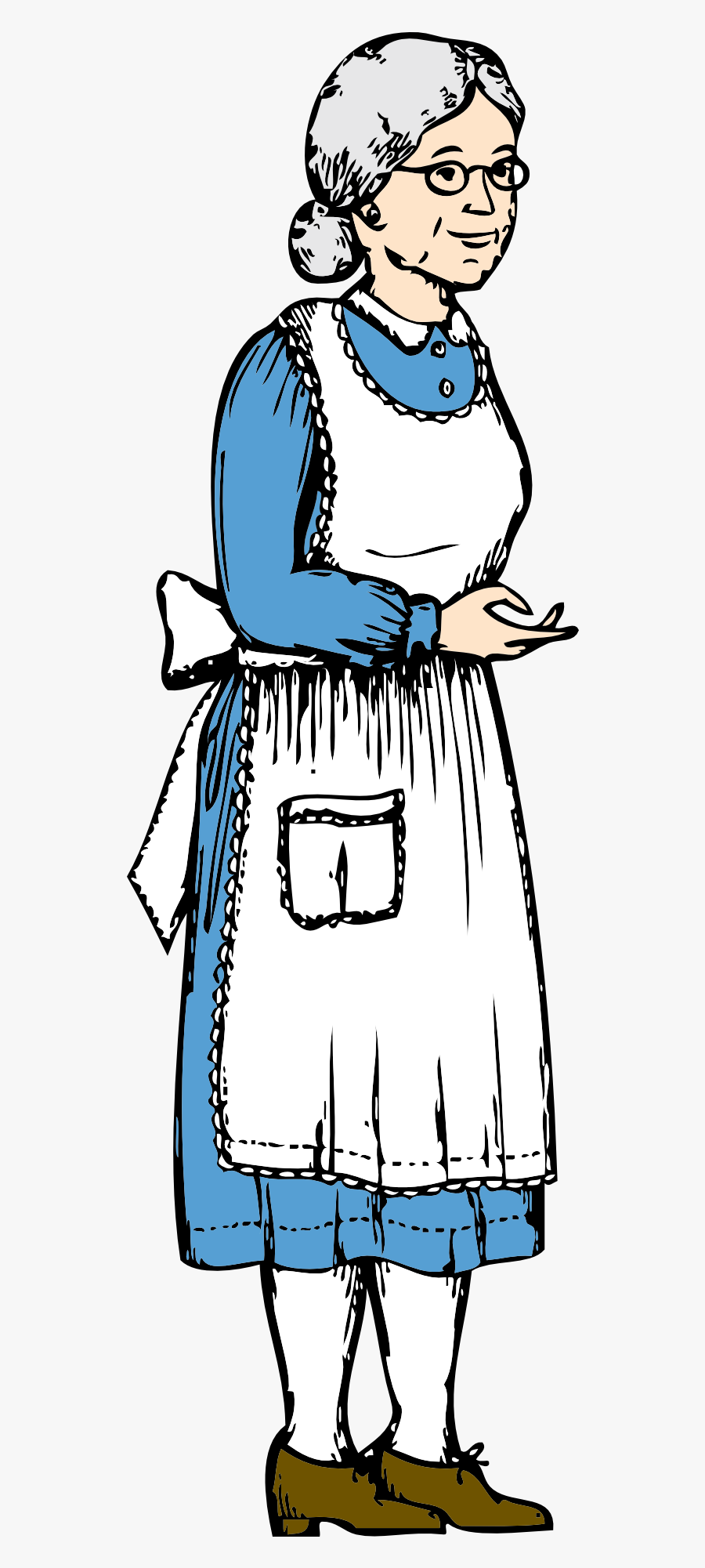 Grandmother Clipart Old Lady - Grandma Clip Art, Transparent Clipart