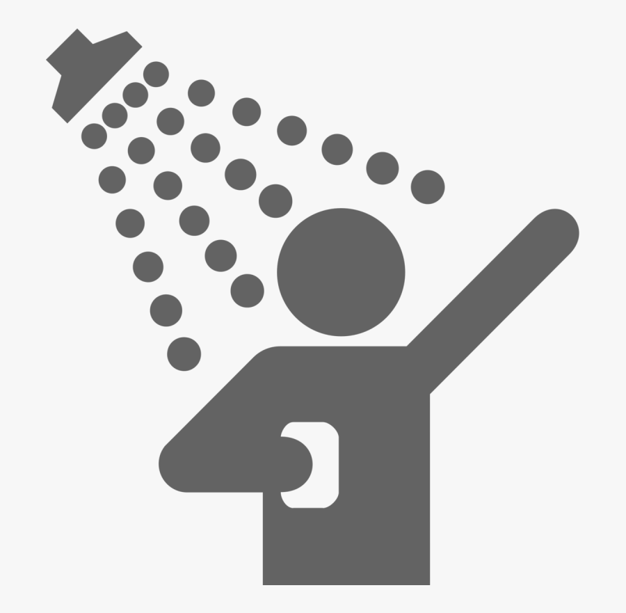 Shower Bathroom Computer Icons Bathtub Clip Art - Take A Shower Png, Transparent Clipart