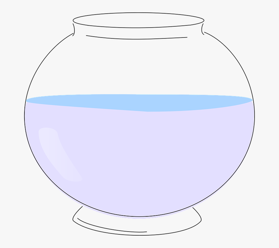 Bowl Water Glass Free - Circle, Transparent Clipart