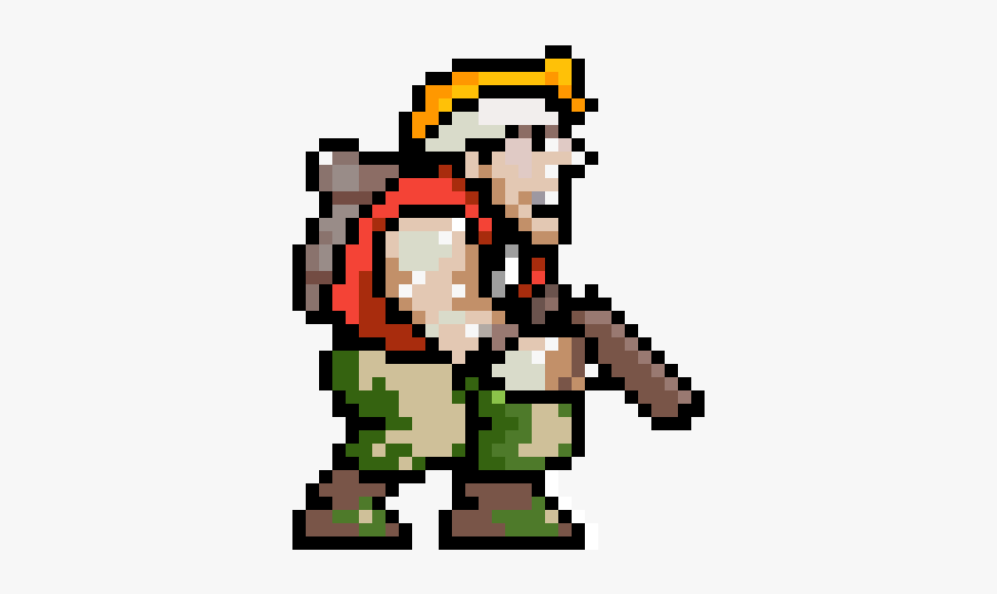 Metal Slug Main Character, Transparent Clipart