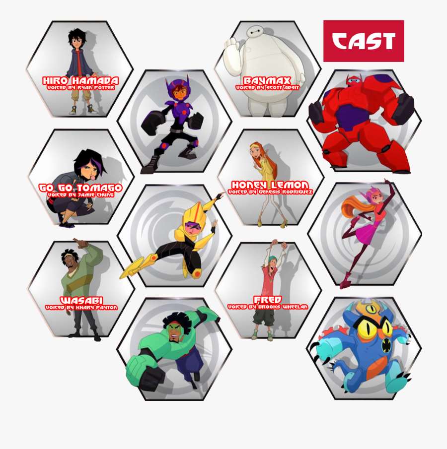 S01 E03 - Big Hero 6 The Series Cast, Transparent Clipart