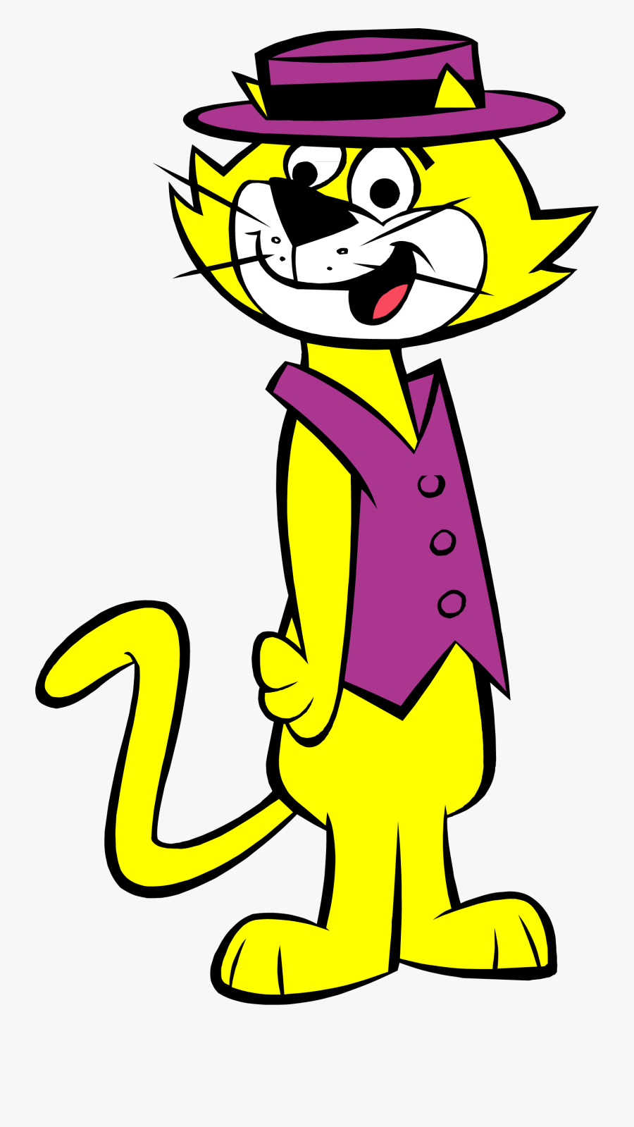 Clip Art Greatest Of All Time - Top Cat Coloring Pages, Transparent Clipart