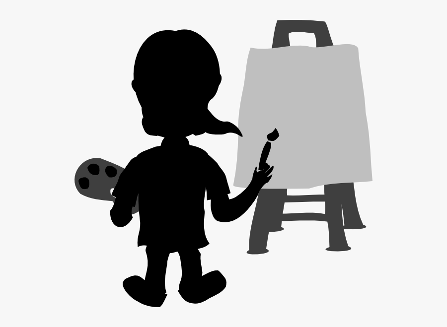 Painting Blank Slate Cartoon, Transparent Clipart