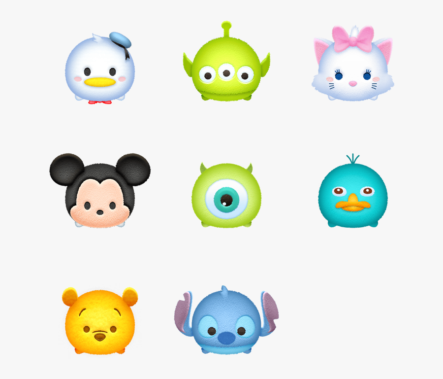 Disney Tsum Tsum Characters - Tsum Tsum Character Png, Transparent Clipart