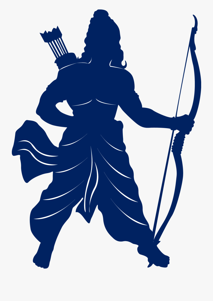 Shiva Silhouette At Getdrawings - Lord Ram Vector Png, Transparent Clipart