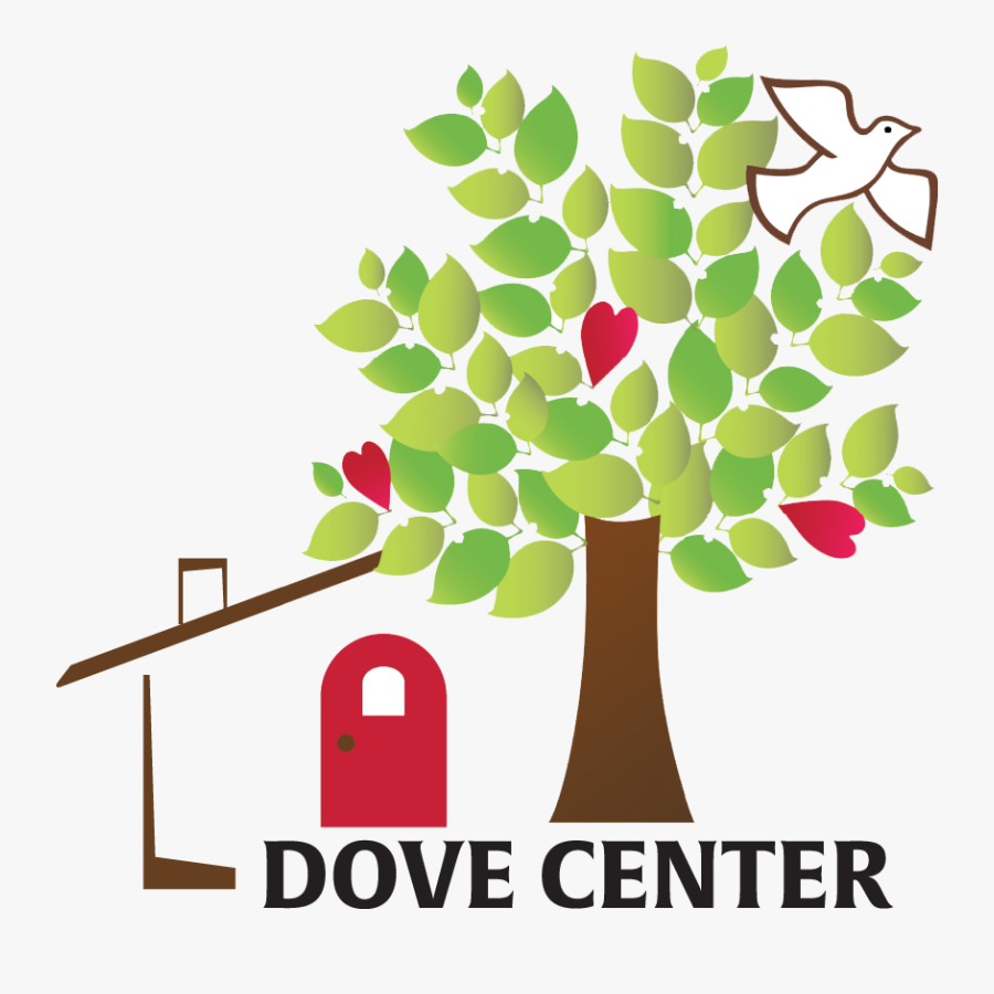 Dove Logo Portrait - Dove Center, Transparent Clipart
