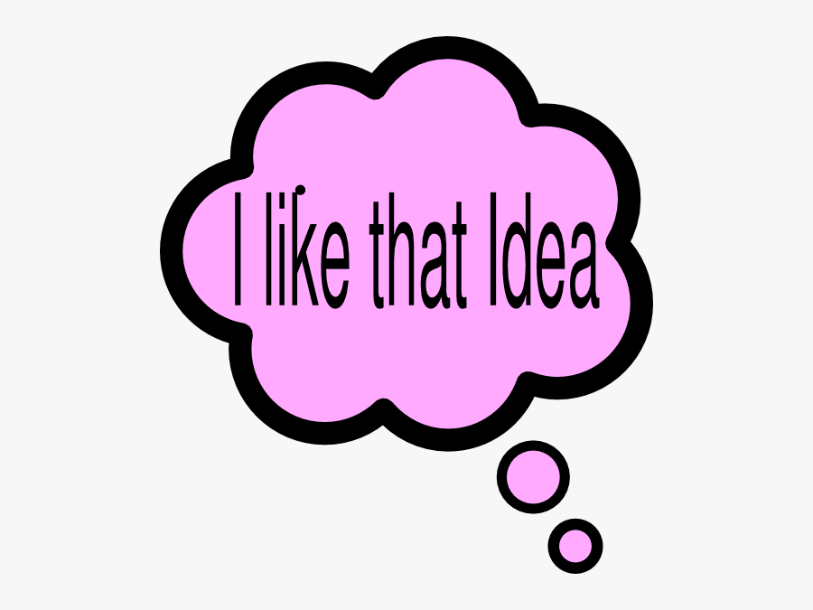 Thoughts Clipart New Idea - Thought Bubble, Transparent Clipart