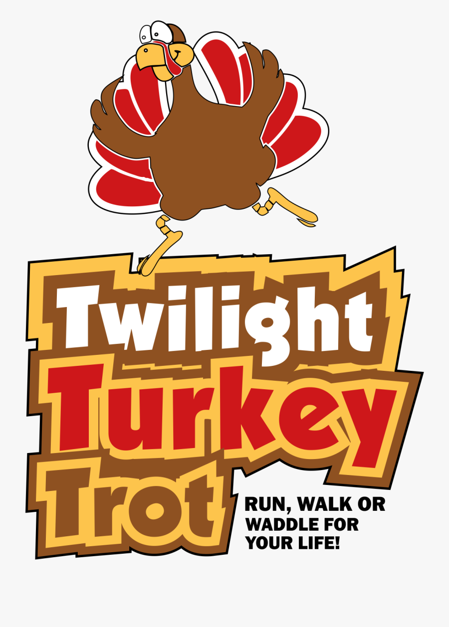 Twilight Turkey Trot Logo 2015 - Illustration, Transparent Clipart