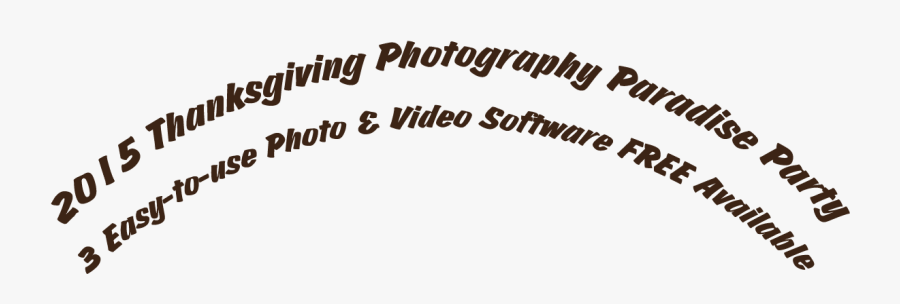 2015 Thanksgiving Photography Paradise Party - More Smoking, Transparent Clipart
