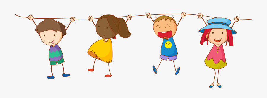 Hanging Kids Vector, Transparent Clipart