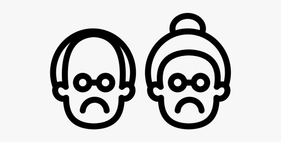 Sad Grandparents Rubber Stamp"
 Class="lazyload Lazyload - Grandparent Icon, Transparent Clipart