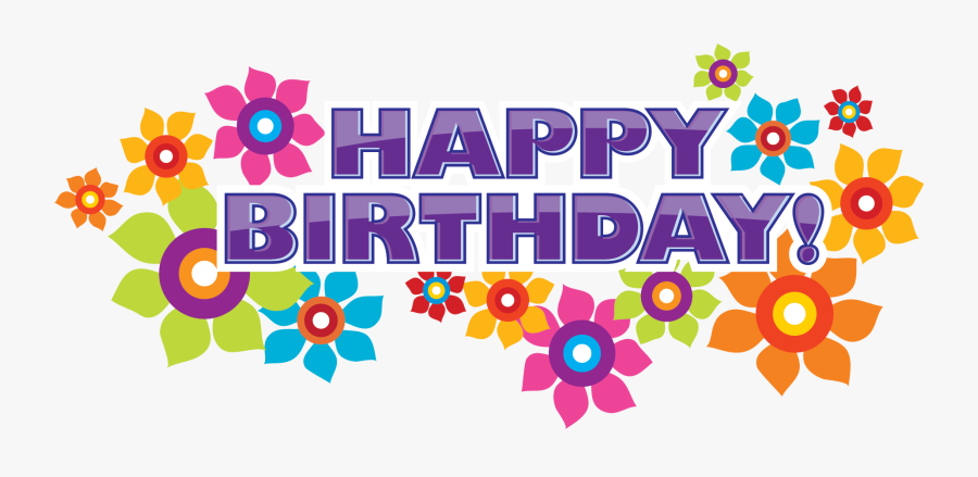 Birthday Clipart Word - Happy Birthday Hi Res, Transparent Clipart