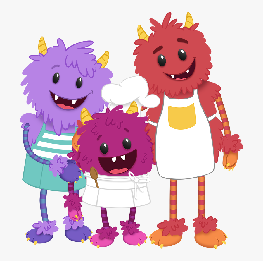 Nomster Family Nomste Rchef - Cartoon, Transparent Clipart