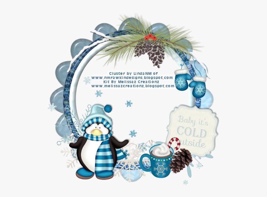 Transparent Snowflake Frame Png - Cartoon, Transparent Clipart