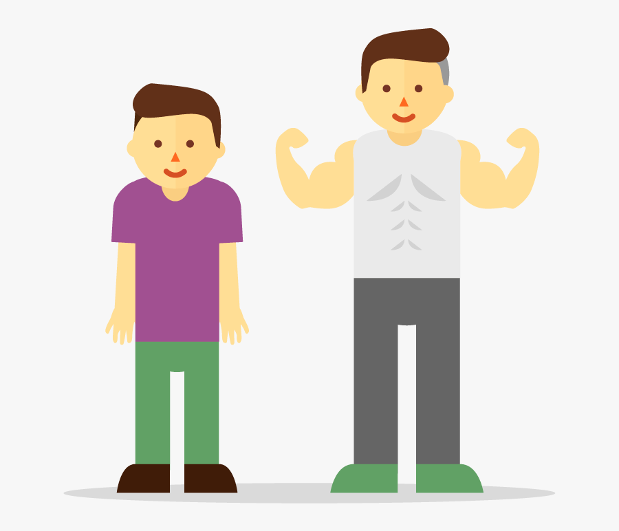 Why Is There A Range Of Serving Sizes - Healthy People Cartoon Png, Transparent Clipart