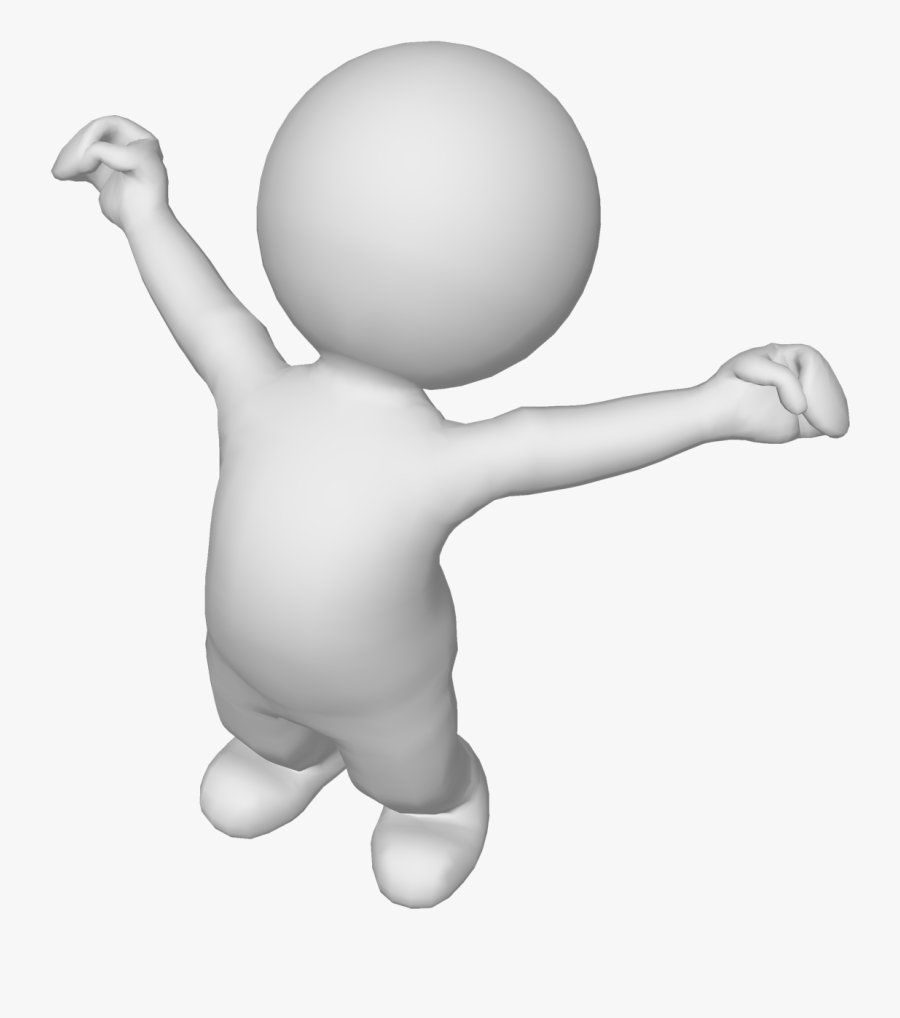 3d Man Happy Png, Transparent Clipart