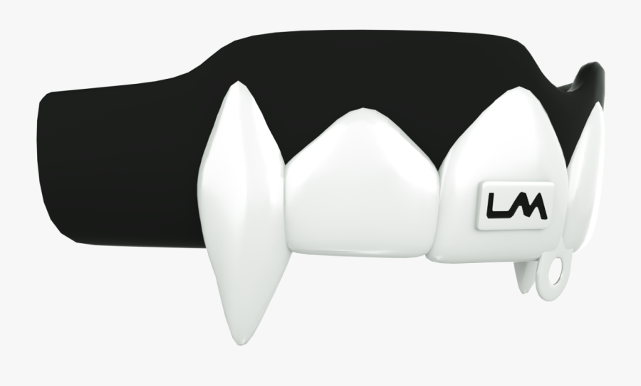 Black & White Football Mouthpiece W/ Detachable Strap"
 - Sports Equipment, Transparent Clipart