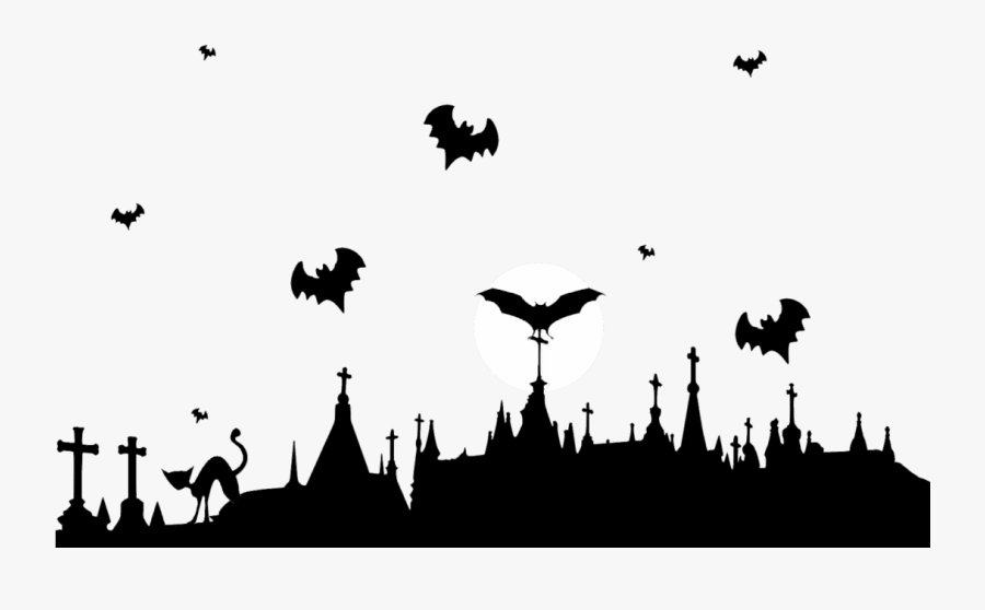 Halloween Graveyard Png, Transparent Clipart