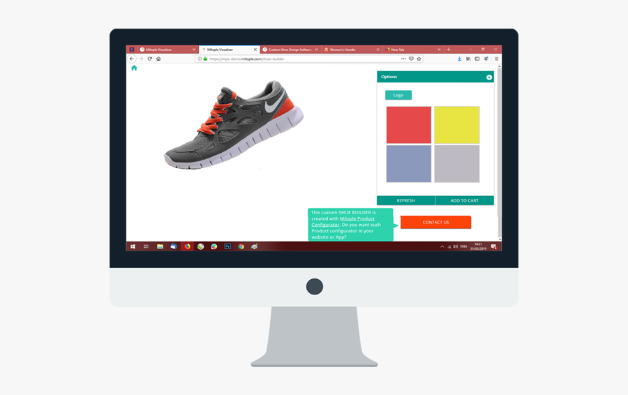 Computer Monitor, Transparent Clipart