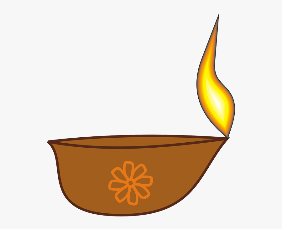 Wish You A Simple Diwali - Simple Picture Of Diwali, Transparent Clipart