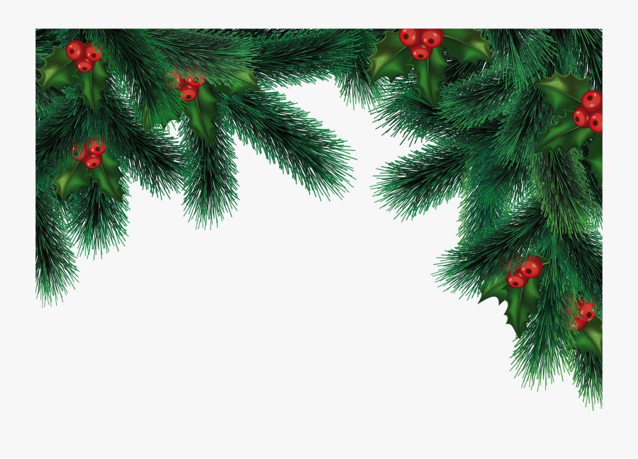 Transparent Evergreen Tree Clipart Black And White - Transparent Background Christmas Png, Transparent Clipart