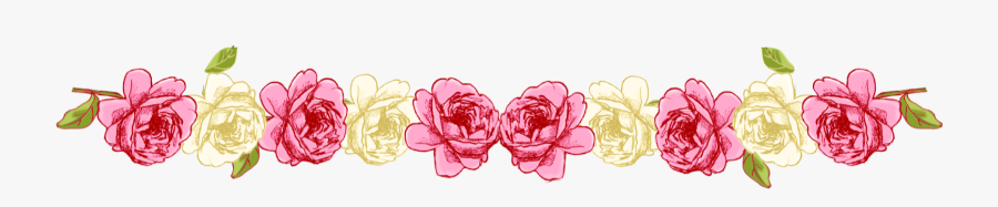 Peonies Clipart Border - Background Pink Flower Border, Transparent Clipart