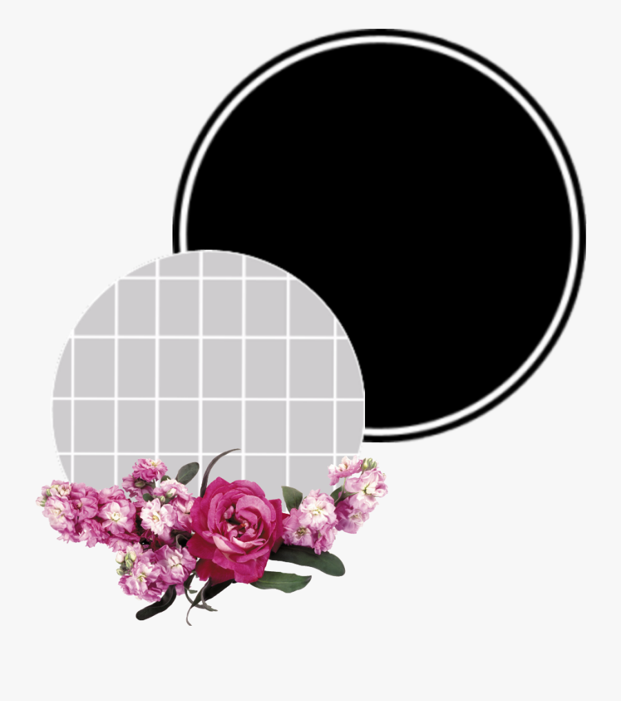 #kpop #frame #border #cute #outline #flower #flowers - Luna Uhsn, Transparent Clipart
