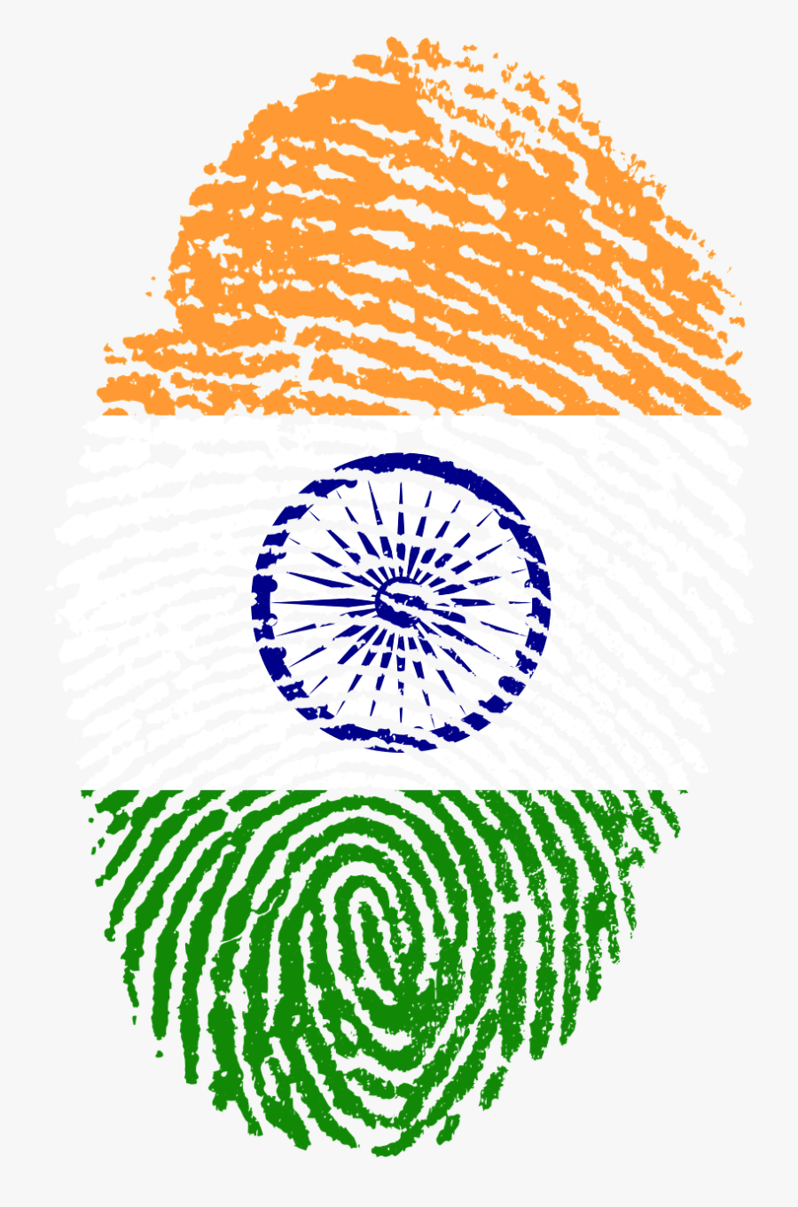 Indian Tricolour Art Png - Challenges Of Digital India, Transparent Clipart