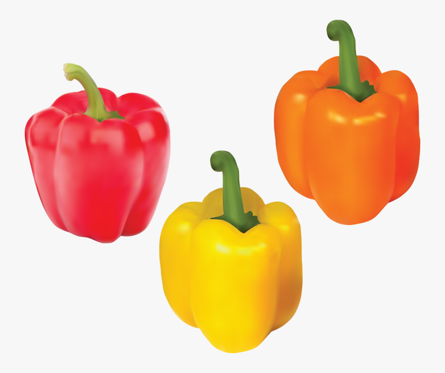 Bell Pepper, Transparent Clipart
