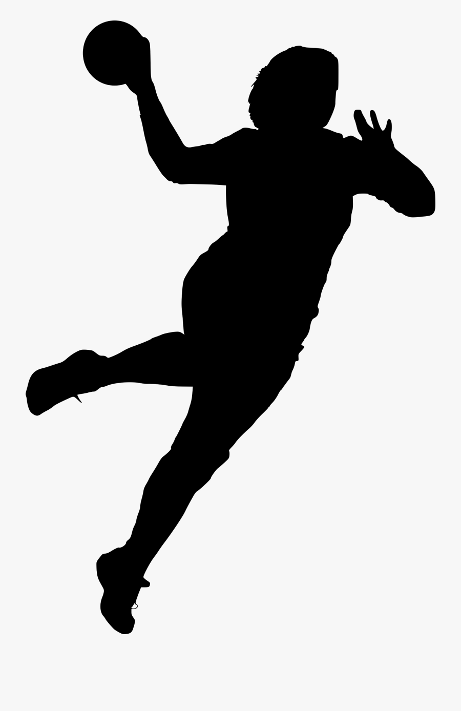 15 Handball Silhouette - Handball Png, Transparent Clipart