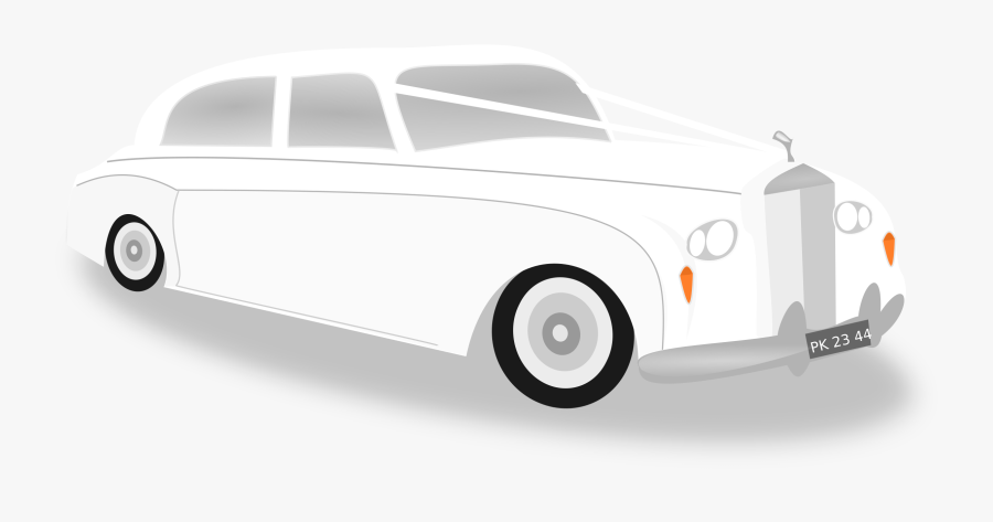 Free Wedding Cliparts Download - Black And White Cars Limousine, Transparent Clipart