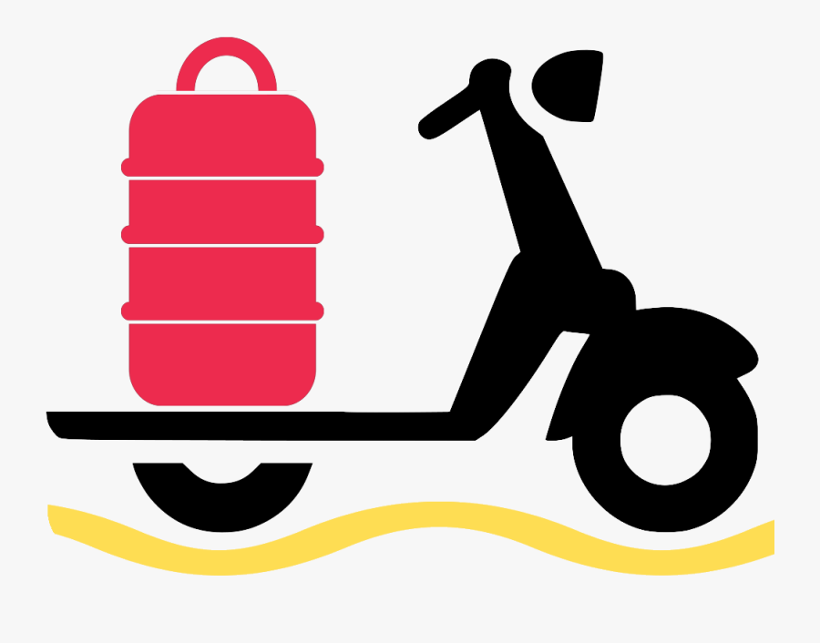 Tasty Tides - Symbol For Scooty Riding, Transparent Clipart