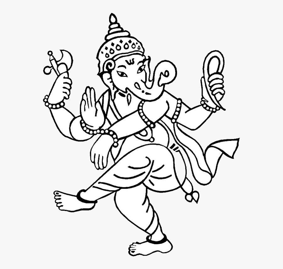 Ganesh - Drawing Of Any Festival, Transparent Clipart