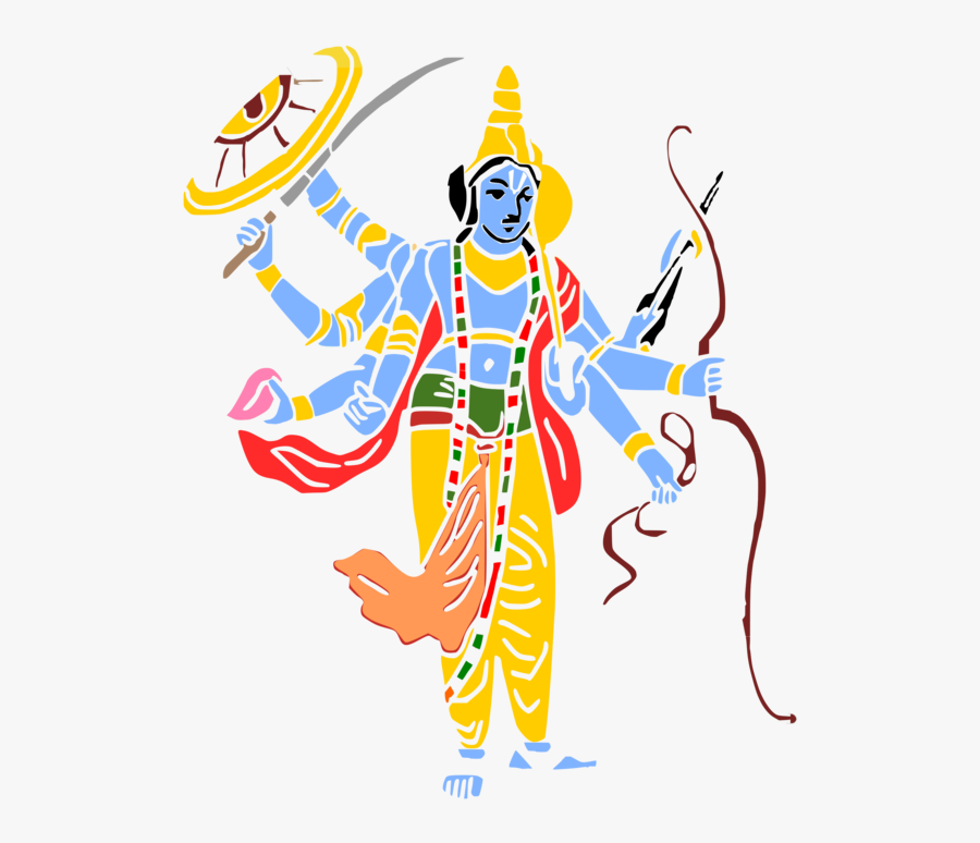 Art,area,artwork - Lord Vishnu Png, Transparent Clipart