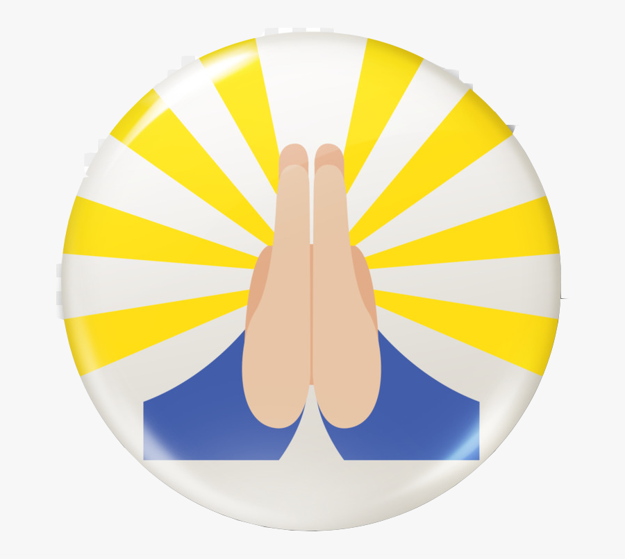 Praying Hands Emoji Png - Manos En Oracion Emoji, Transparent Clipart