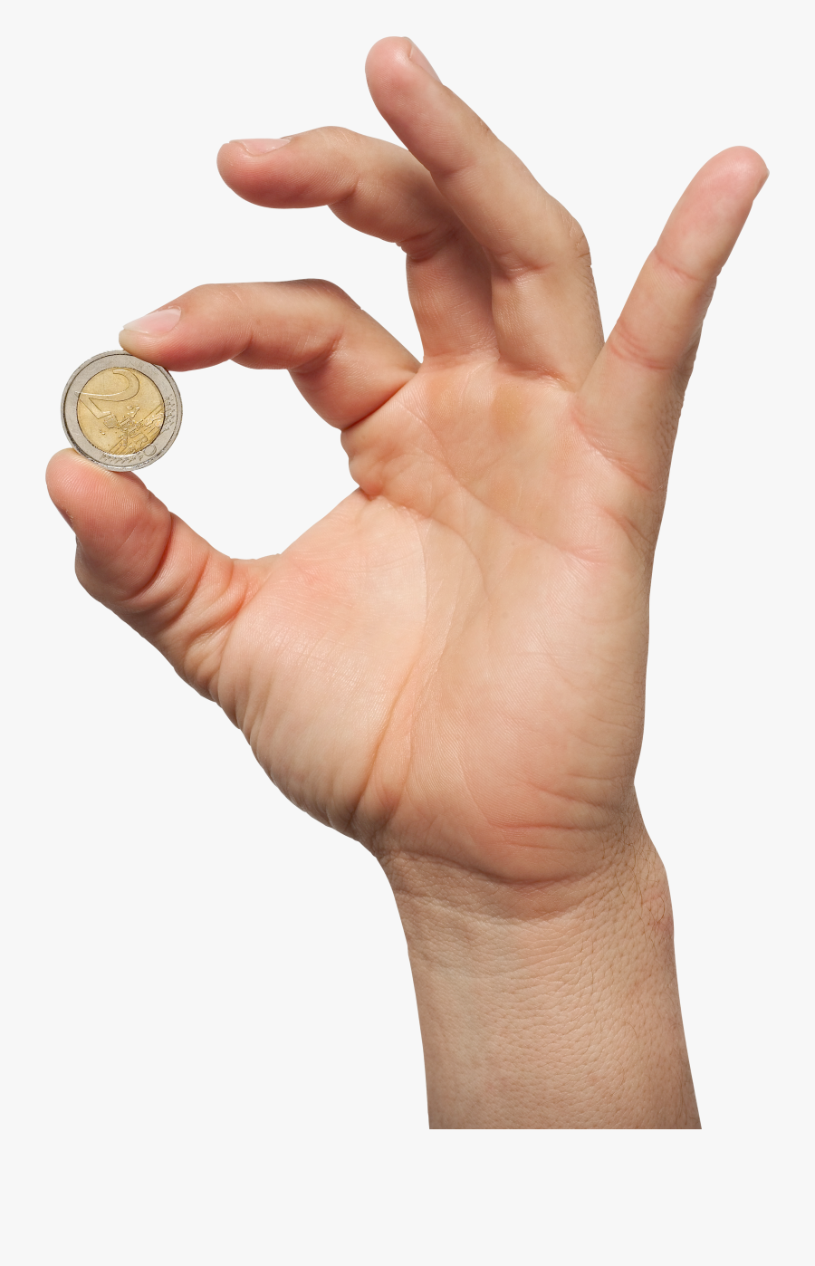 Holding Hands Png - Coin In Hand, Transparent Clipart